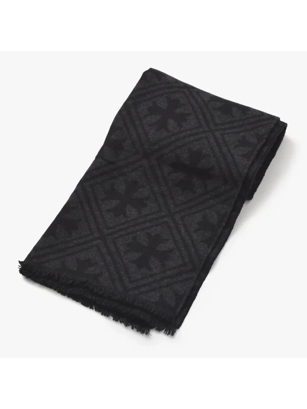 Chrome Hearts Scarf Math Plus Long All Over Print CH Cashmere